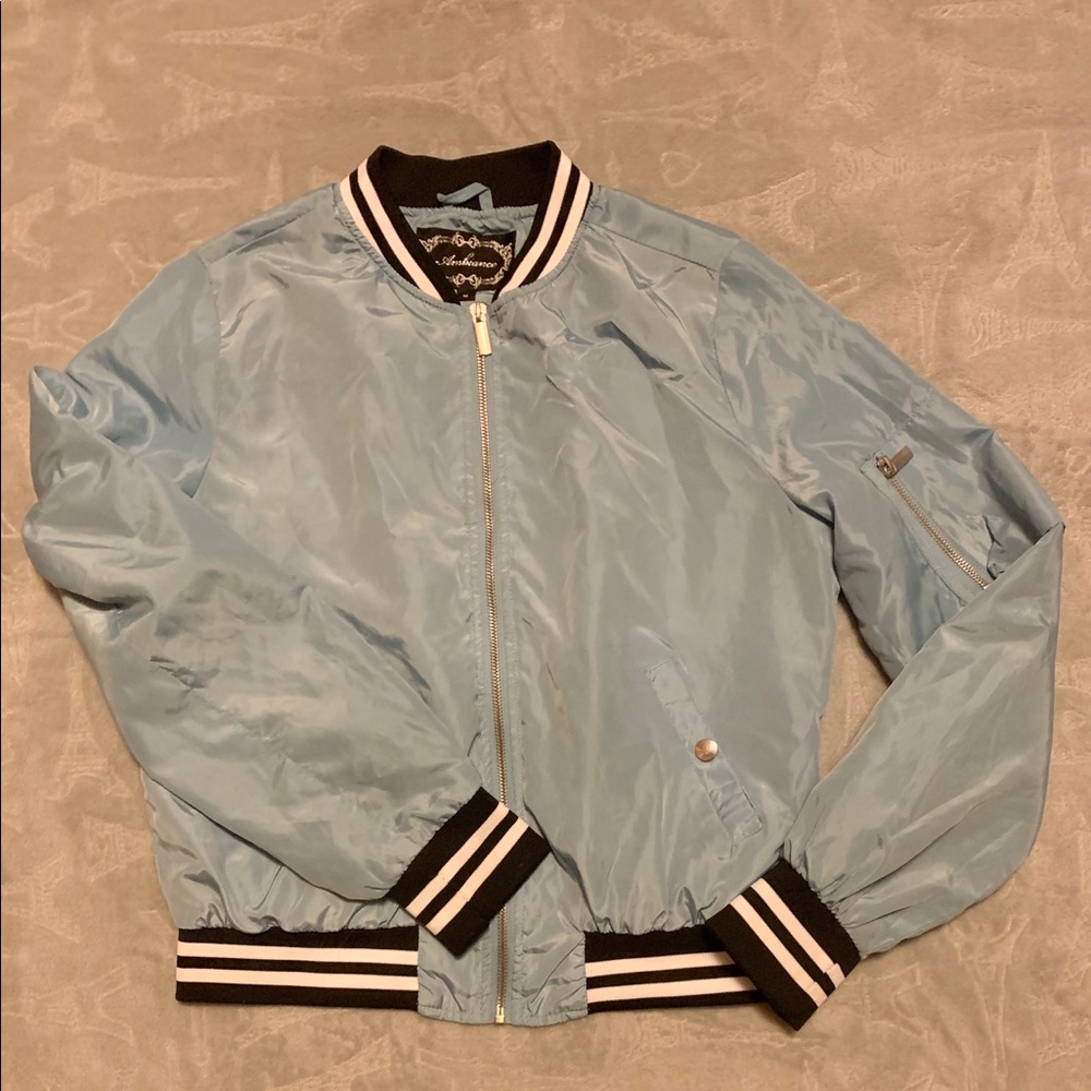 💛 Forever 21 Varsity Bomber Jacket